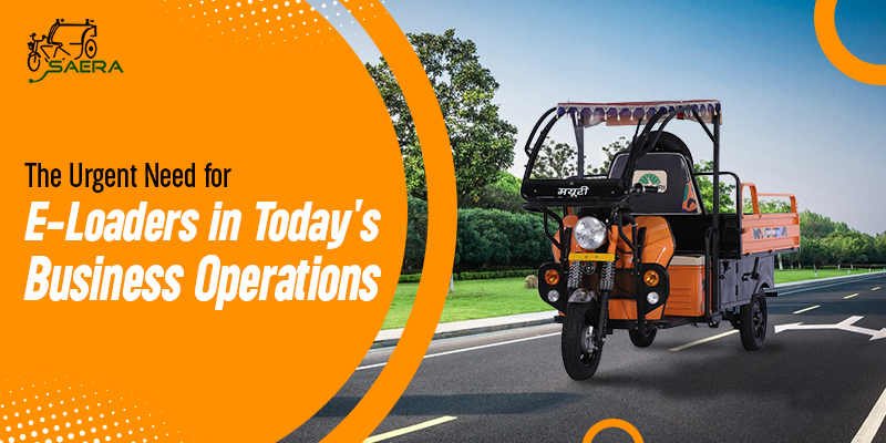 battery-operated e-rickshaw loader